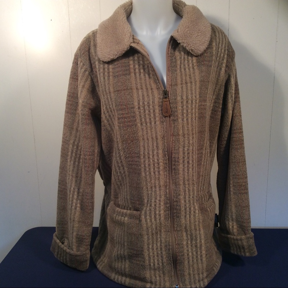 Woolrich Vintage womens polartec jacket size large made USA